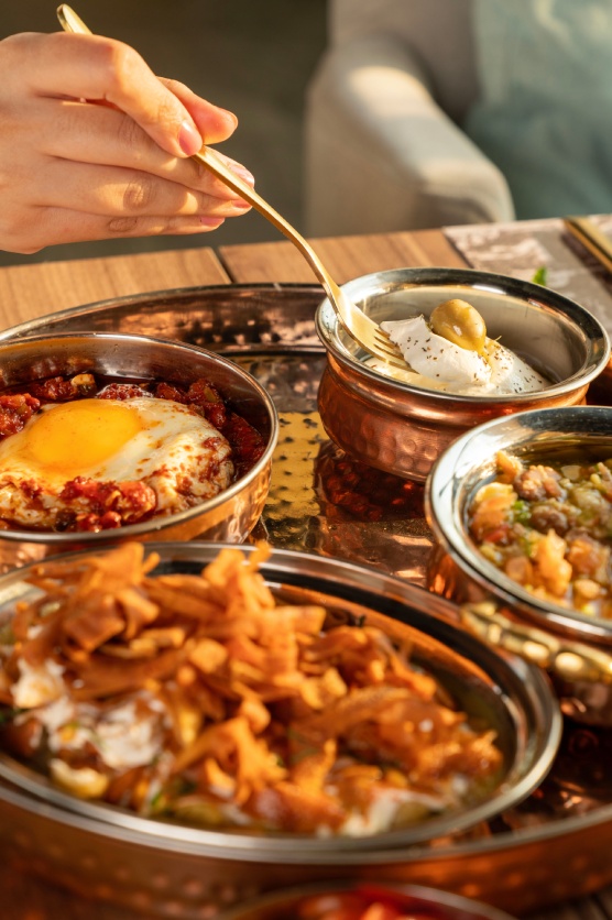 traditional lebanese stew served hot at ghusoun restaurant in jeddah